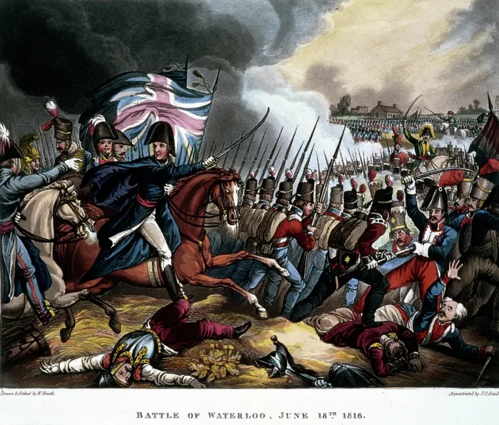 Framed Print : Battle of Waterloo, June 18th 1815, 1819. Creators: William Heath, Joseph Constantine Stadler Framed Print : Battle of Waterloo, June 18th 1815, 1819. Creators: William Heath, Joseph Constantine Stadler