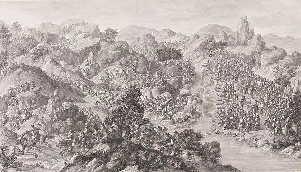 The Battle of Yesil-kol-nor, 1772. Creators: Charles Nicolas Cochin