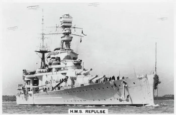 Framed Print : Battlecruiser HMS Repulse, 1937 Framed Print : Battlecruiser HMS Repulse, 1937