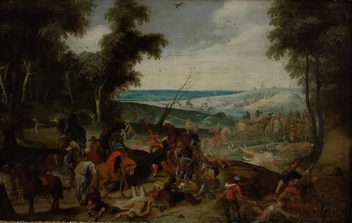 Framed Print : Battlefield, 1st half of the 17th century. Creator: Sebastian Vrancx Framed Print : Battlefield, 1st half of the 17th century. Creator: Sebastian Vrancx