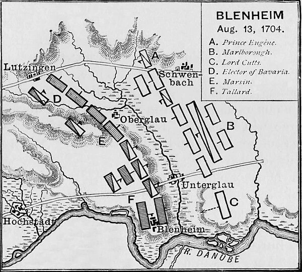 The Battlefield of Blenheim, c1895, (1903)