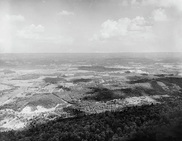 Framed Print : Battlefield of Chikamauga [sic], between 1900 and 1920. Creator: Unknown