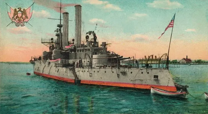 Framed Print : US Battleship Iowa, c1908 Framed Print : US Battleship Iowa, c1908