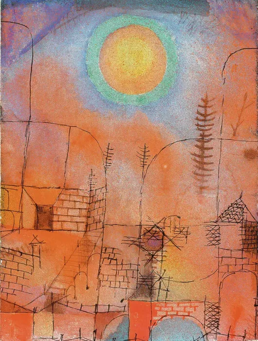 Framed Print : Bau, 1919. Private Collection Framed Print : Bau, 1919. Private Collection