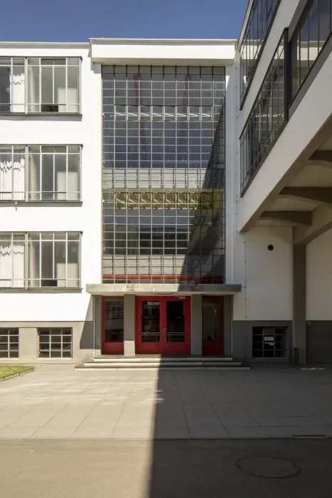 Framed Print : The Bauhaus building, Dessau, Germany, 2018. Artist: Alan John Ainsworth Framed Print : The Bauhaus building, Dessau, Germany, 2018. Artist: Alan John Ainsworth