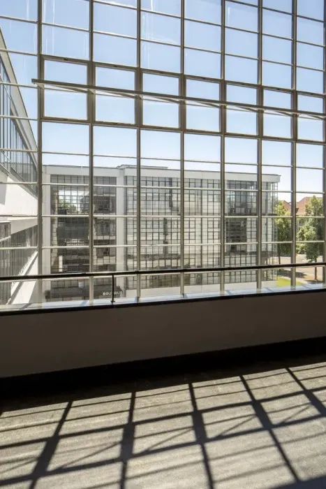Framed Print : The Bauhaus building, Dessau, Germany, 2018. Artist: Alan John Ainsworth Framed Print : The Bauhaus building, Dessau, Germany, 2018. Artist: Alan John Ainsworth