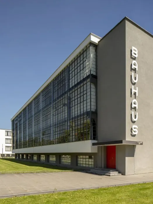 Framed Print : The Bauhaus building, Dessau, Germany, 2018. Artist: Alan John Ainsworth Framed Print : The Bauhaus building, Dessau, Germany, 2018. Artist: Alan John Ainsworth