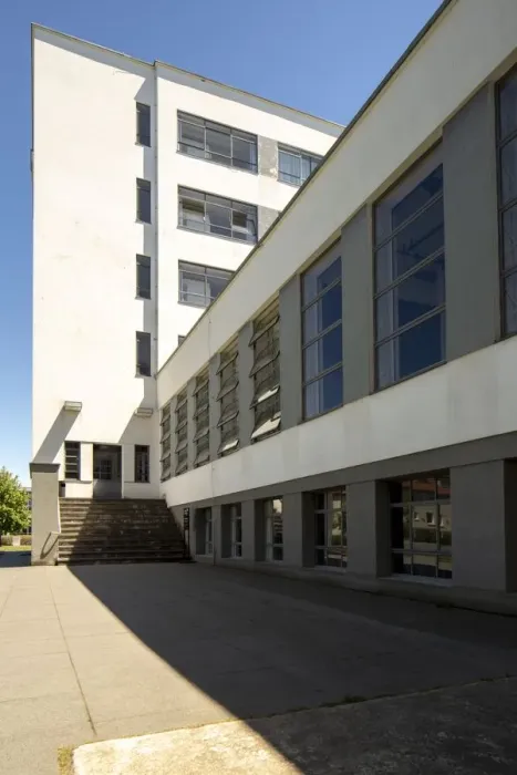 Framed Print : The Bauhaus building, Dessau, Germany, 2018. Artist: Alan John Ainsworth Framed Print : The Bauhaus building, Dessau, Germany, 2018. Artist: Alan John Ainsworth