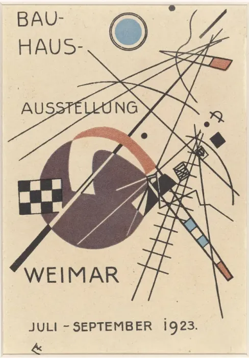 Framed Print : Bauhaus exhibition, 1923. Creator: Kandinsky, Wassily Vasilyevich (1866-1944) Framed Print : Bauhaus exhibition, 1923. Creator: Kandinsky, Wassily Vasilyevich (1866-1944)