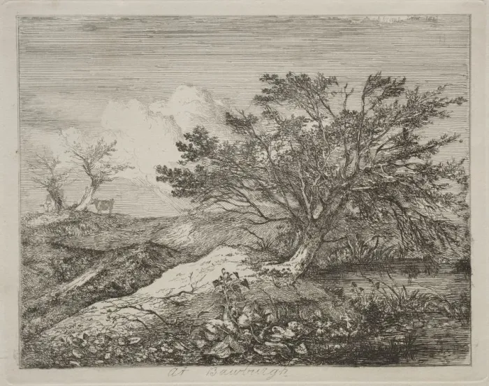 Framed Print : At Bawburgh, 1813. Creator: John Crome (British, 1768-1821) Framed Print : At Bawburgh, 1813. Creator: John Crome (British, 1768-1821)