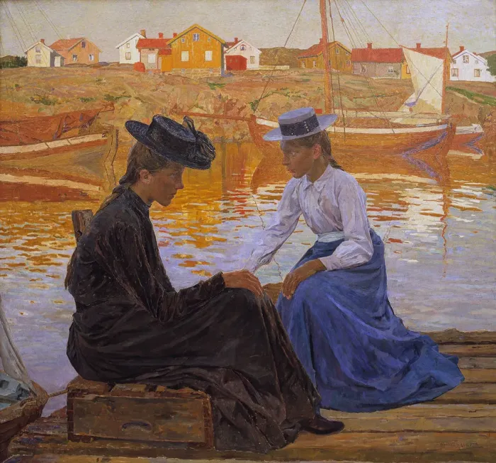 Framed Print : The Bay, 1901. Artist: Wilhelmson, Carl (1866-1928) Framed Print : The Bay, 1901. Artist: Wilhelmson, Carl (1866-1928)