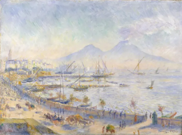 Framed Print : The Bay of Naples, 1881. Creator: Pierre-Auguste Renoir Framed Print : The Bay of Naples, 1881. Creator: Pierre-Auguste Renoir