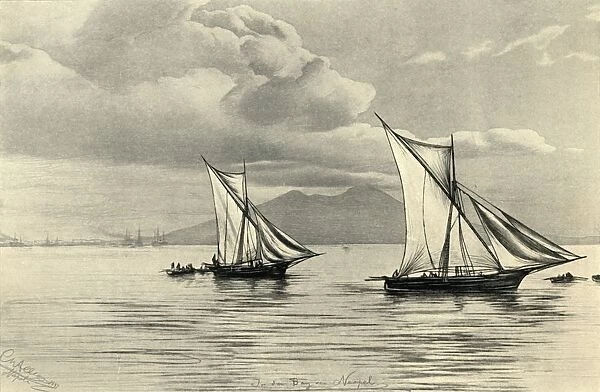 In the Bay of Naples, 1898. Creator: Christian Wilhelm Allers
