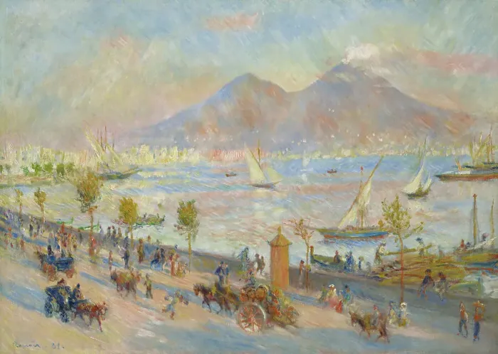 Framed Print : Bay Of Naples, Evening, 1881. Creator: Pierre-Auguste Renoir Framed Print : Bay Of Naples, Evening, 1881. Creator: Pierre-Auguste Renoir