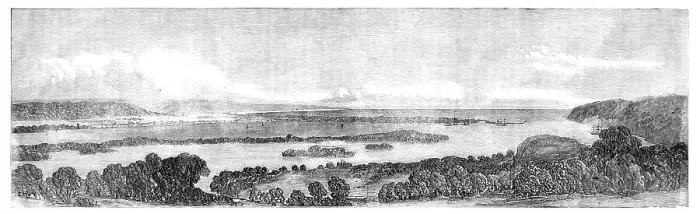 Framed Print : The Bay of Natal, 1857. Creator: Unknown Framed Print : The Bay of Natal, 1857. Creator: Unknown