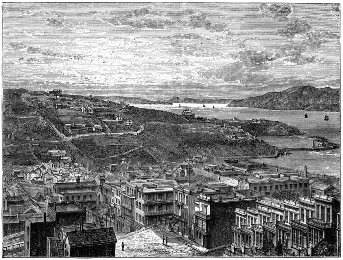 Framed Print : The Bay of San Francisco, America Framed Print : The Bay of San Francisco, America