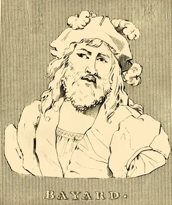 Framed Print : Bayard, (1473-1524), 1830. Creator: Unknown Framed Print : Bayard, (1473-1524), 1830. Creator: Unknown