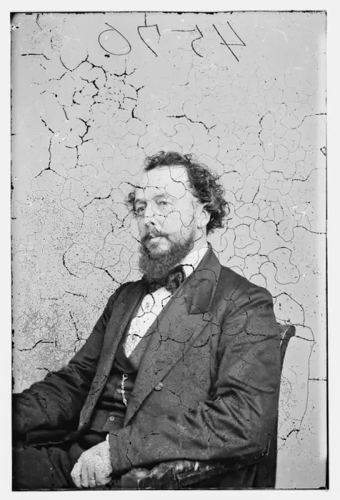 Framed Print : Bayard Taylor, between 1855 and 1865. Creator: Unknown Framed Print : Bayard Taylor, between 1855 and 1865. Creator: Unknown