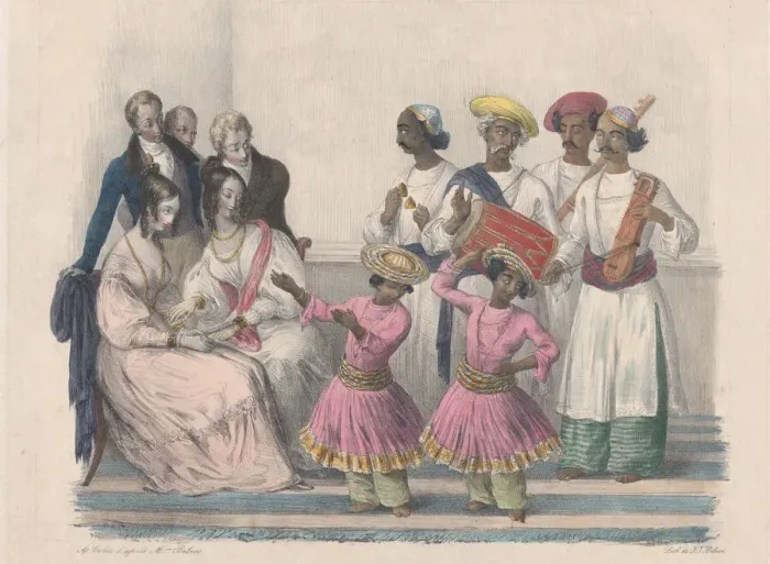 Framed Print : Bayees or Dancing Boys; from Twenty four Plates Illustrative of Hindoo Framed Print : Bayees or Dancing Boys; from Twenty four Plates Illustrative of Hindoo