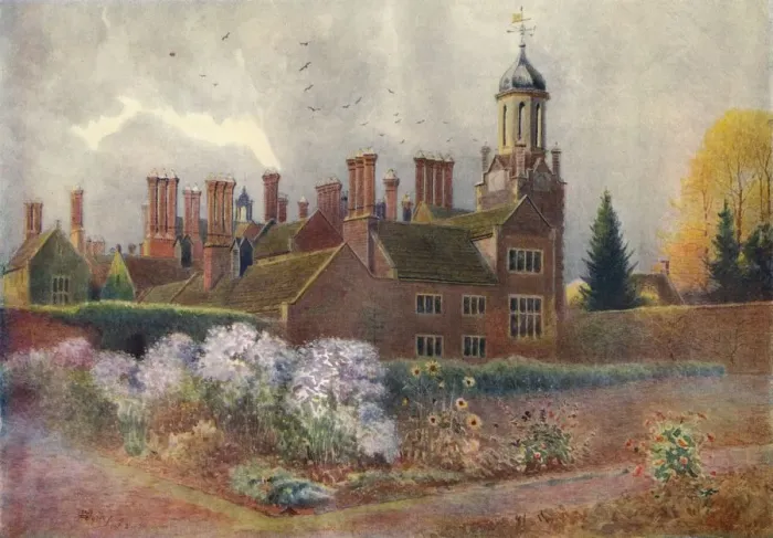 Framed Print : Baynards, from the Garden, 1911, (1914). Artist: Jamess Ogilvy Framed Print : Baynards, from the Garden, 1911, (1914). Artist: Jamess Ogilvy
