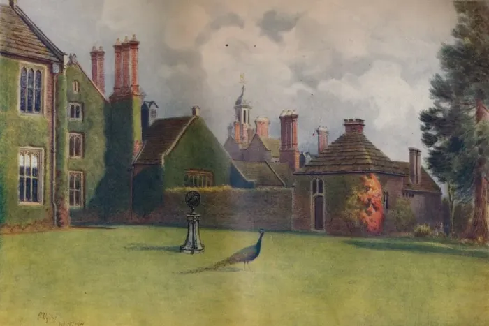 Framed Print : Baynards, from the South Terrace, 1911, (1914). Artist: Jamess Ogilvy Framed Print : Baynards, from the South Terrace, 1911, (1914). Artist: Jamess Ogilvy