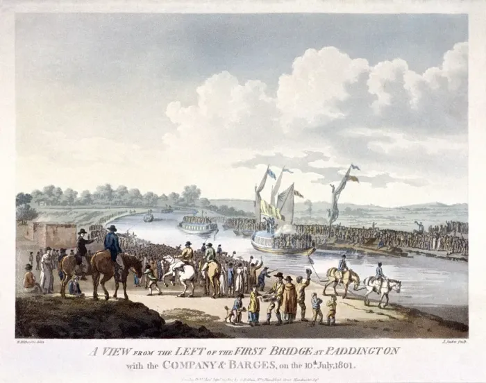 Framed Print : Bayswater, Paddington, London, 1801. Artist: J Jeakes Framed Print : Bayswater, Paddington, London, 1801. Artist: J Jeakes