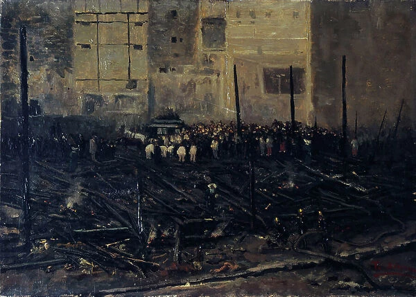 The Bazar de la Charite after the fire of June 4, 1897. Creator: T Bianco