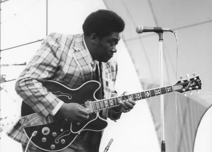 Framed Print : B.B. King, Capital Radio Jazz Festival, London, 1979. Creator: Brian Foskett