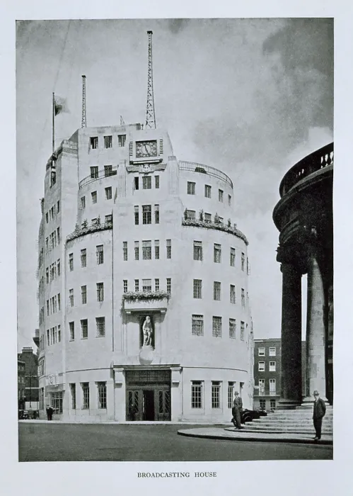 Framed Print : BBC Broadcasting House, London, 1930s. Creator: Unknown Framed Print : BBC Broadcasting House, London, 1930s. Creator: Unknown