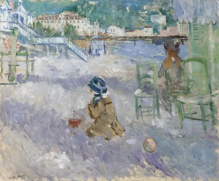 Framed Print : Beach in Nice Framed Print : Beach in Nice