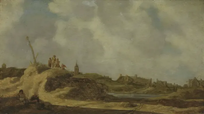 Framed Print : Beach picture, 1st half of 17th century. Creator: Maerten Fransz. van der Hulst Framed Print : Beach picture, 1st half of 17th century. Creator: Maerten Fransz. van der Hulst