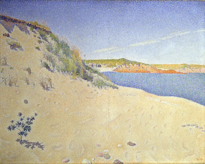 Framed Print : The Beach at Saint-Briac. Op. 212 (Sandy seashore), 1890. Artist: Paul Signac Framed Print : The Beach at Saint-Briac. Op. 212 (Sandy seashore), 1890. Artist: Paul Signac