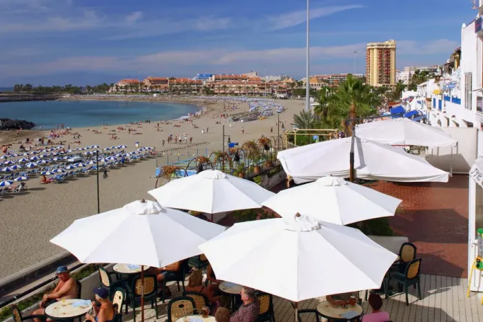 Framed Print : Beachfront bar, Playa de las Vistas, Los Cristianos, Tenerife, Canary Islands, 2007 Framed Print : Beachfront bar, Playa de las Vistas, Los Cristianos, Tenerife, Canary Islands, 2007