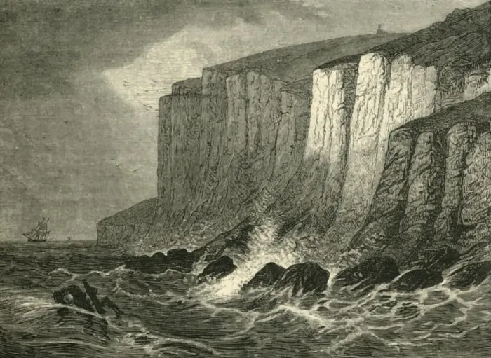 Framed Print : Beachy Head, 1890. Creator: Unknown Framed Print : Beachy Head, 1890. Creator: Unknown