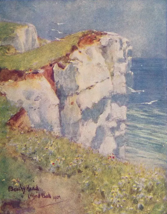 Framed Print : Beachy Head, 1910. Artist: Wilfrid Williams Ball Framed Print : Beachy Head, 1910. Artist: Wilfrid Williams Ball