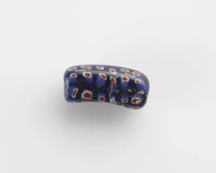 Framed Print : Bead, cylindrical, a little bent, 1st century. Creator: Unknown Framed Print : Bead, cylindrical, a little bent, 1st century. Creator: Unknown