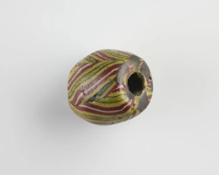 Framed Print : Bead. One end chipped, Roman Period, 1st-2nd century. Creator: Unknown Framed Print : Bead. One end chipped, Roman Period, 1st-2nd century. Creator: Unknown