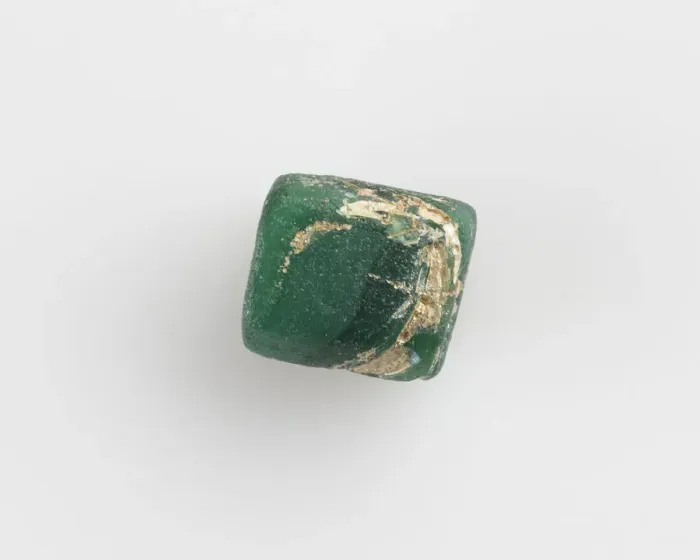 Framed Print : Bead, flattened tubular, Ptolemaic Dynasty or Roman Period, (1st century B. C. ?) Framed Print : Bead, flattened tubular, Ptolemaic Dynasty or Roman Period, (1st century B. C. ?)