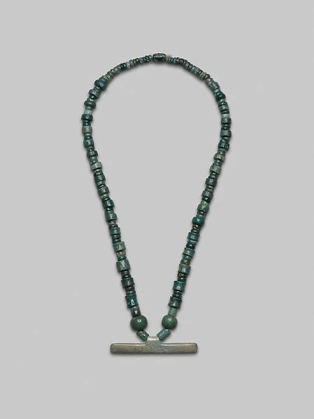 Beaded Necklace with Bar Pendant, A. D. 300  /  700. Creator: Unknown