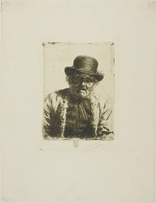 Framed Print : Beadle, 1911. Creator: Anders Leonard Zorn Framed Print : Beadle, 1911. Creator: Anders Leonard Zorn