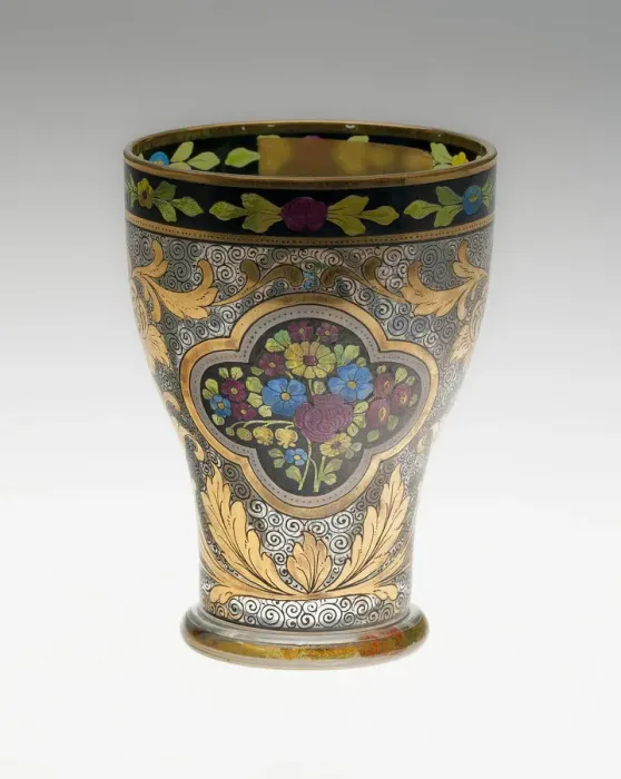 Framed Print : Beaker, Bohemia, c. 1830 / 50. Creator: Bohemia Glass Framed Print : Beaker, Bohemia, c. 1830 / 50. Creator: Bohemia Glass