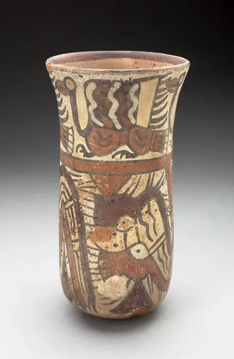 Framed Print : Beaker Depicting Abstract Birds, Serpents, and other Figures, 180 B. C. / A. D. 500 Framed Print : Beaker Depicting Abstract Birds, Serpents, and other Figures, 180 B. C. / A. D. 500