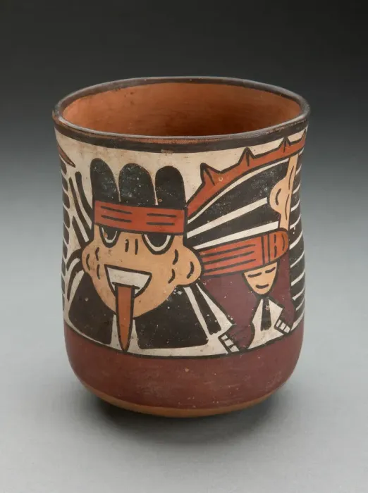 Framed Print : Beaker Depicting Ritual Figure Wearing Costume with Bird Attributes, 180 B. C. / A. D. 500 Framed Print : Beaker Depicting Ritual Figure Wearing Costume with Bird Attributes, 180 B. C. / A. D. 500