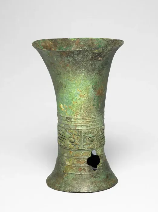 Framed Print : Beaker, Erligang period (about 1600-about1300 BC). Creator: Unknown Framed Print : Beaker, Erligang period (about 1600-about1300 BC). Creator: Unknown