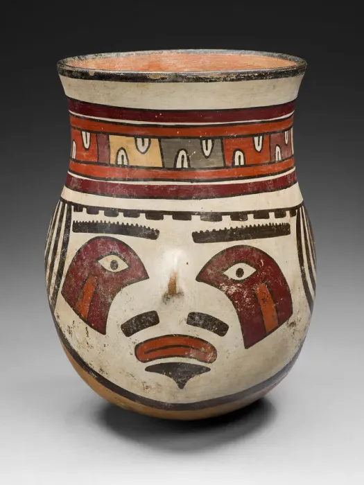Framed Print : Beaker in the Form of a Head with Bold Eye Markings, 180 B. C. / A. D. 500. Creator: Unknown Framed Print : Beaker in the Form of a Head with Bold Eye Markings, 180 B. C. / A. D. 500. Creator: Unknown