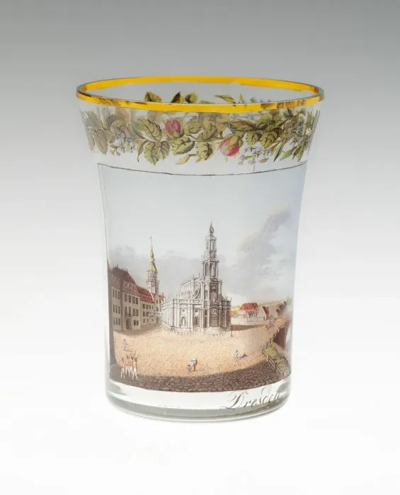 Framed Print : Beaker with a view of Dresden, Germany, 1816. Creator: Gottlob Samuel Mohn Framed Print : Beaker with a view of Dresden, Germany, 1816. Creator: Gottlob Samuel Mohn