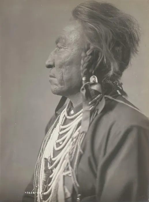 Framed Print : Bear Claw, 1908. Creator: Edward Sheriff Curtis Framed Print : Bear Claw, 1908. Creator: Edward Sheriff Curtis