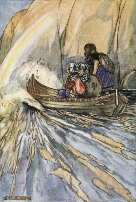 Framed Print : Bear us swiftly, Boat of Mananan, to the Garden of Hesperides, c1910. Artist Framed Print : Bear us swiftly, Boat of Mananan, to the Garden of Hesperides, c1910. Artist