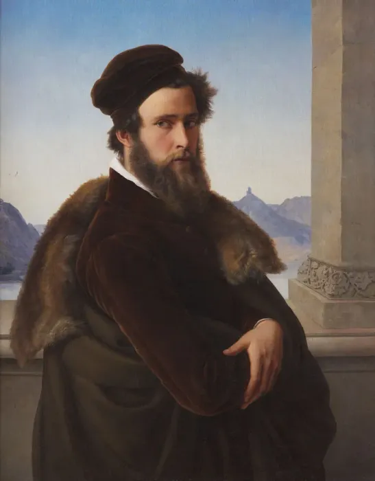 Framed Print : Bearded Man (Jacob Becker, called Becker von Worms), 1832. Creator: Schadow, Friedrich Wilhelm Framed Print : Bearded Man (Jacob Becker, called Becker von Worms), 1832. Creator: Schadow, Friedrich Wilhelm