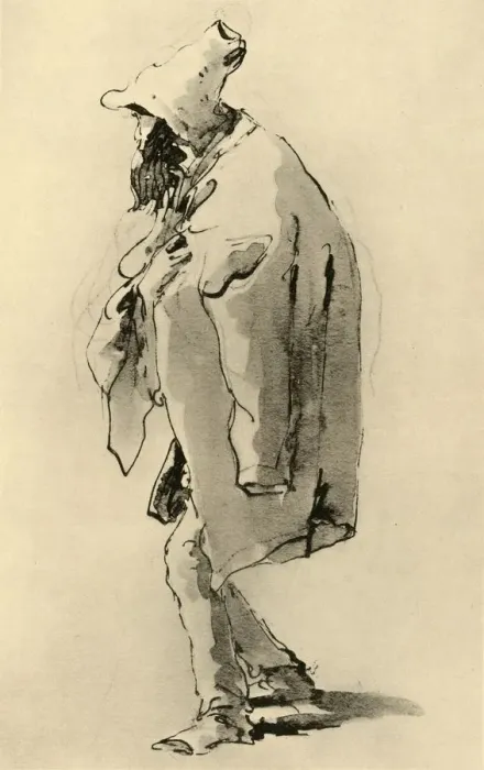 Framed Print : Bearded man, mid 18th century, (1928). Artist: Giovanni Battista Tiepolo Framed Print : Bearded man, mid 18th century, (1928). Artist: Giovanni Battista Tiepolo